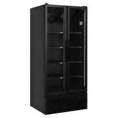 ШКАФ ХОЛОДИЛЬНЫЙ СО СТЕКЛОМ TEFCOLD FS890H BLACK