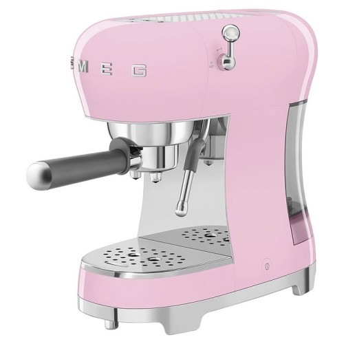 Эспрессо кофемашина SMEG ECF02PKEU пастельная розовая