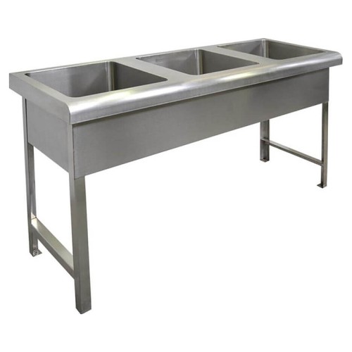 Ванна моечная Oceanus 7-007.1 1590х530х860 мм (нерж. сталь)