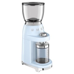 Кофемолка SMEG CGF11PBEU пастельная голубая