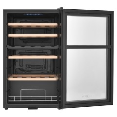 Винный шкаф Zugel ZCWF331DB черный