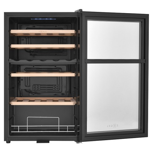 Винный шкаф Zugel ZCWF331DB черный
