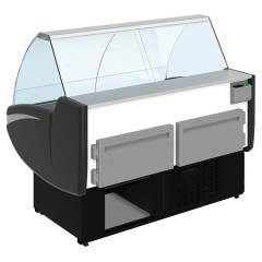 Витрина холодильная CRYSPI Gamma-2 SN FISH 1500 (с боковинами)