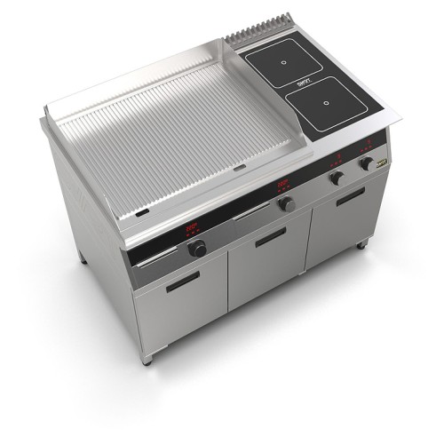 Плита индукционная комбинированная SMART INDUCTION K76-35RRKN (с грилем)