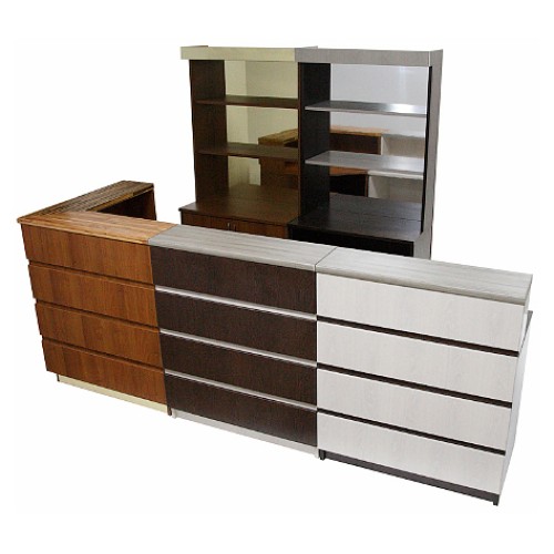 Модуль стойки Luxstahl ''Модерн'' прямой 500 мм