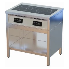 Плита индукционная ЦМИ ПИ-2Т 820 (820х600х870 мм) закрытая