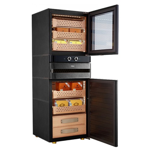 Шкаф для сигар Afidano L6 черный оникс