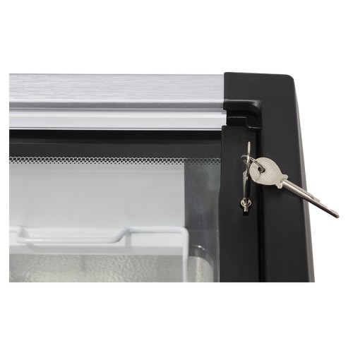 Ларь морозильный с гнутыми раздвижными стеклами Бирюса Б-CF68