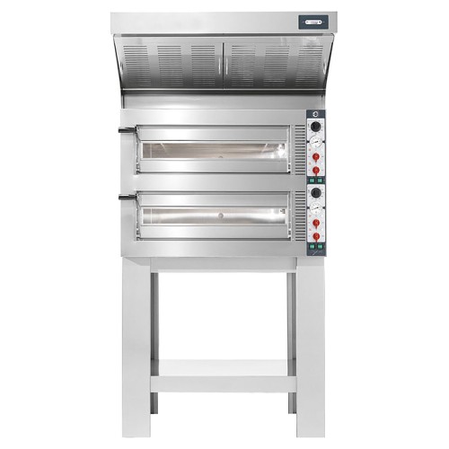 Печь для пиццы Cuppone Tiepolo TP435/2CM + зонт + подставка STP435/2