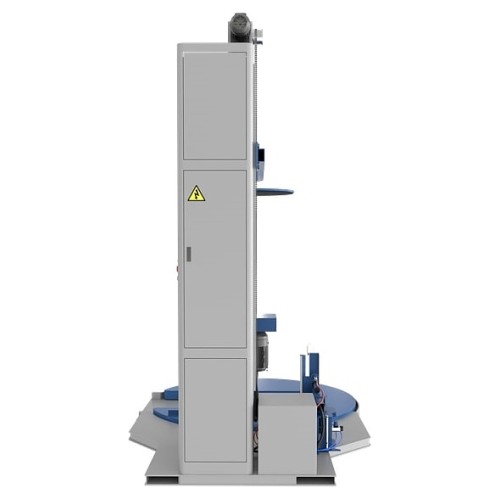 Паллетоупаковщик автоматический ПЗО BPW-2400ЕАС с прижимом, Е-образной платформой и автоматической обрезкой