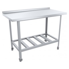 Стол разделочный ПищТех Стандарт СРОб-17/6СЦК с бортом