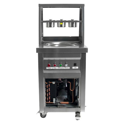 Фризер для жареного мороженого Foodatlas KCB-1F (контейнеры, стол для топпингов)