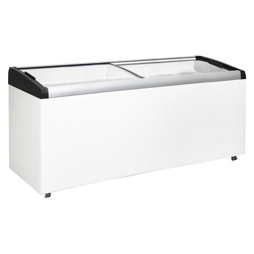 Ларь морозильный с гнутыми раздвижными стеклами Бирюса Б-CF68