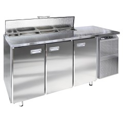 Стол холодильный для салатов Finist СХСс-600-3(1/6) (боковой холодильный агрегат)