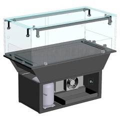 Витрина холодильная встраиваемая ТехноБалт Тикси DROP-IN 1100х600х300 мм