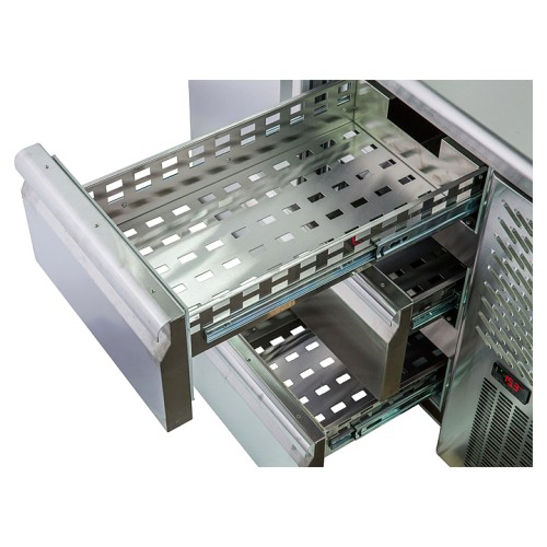 Стол холодильный POLAIR TM3GN-001-G с бортом