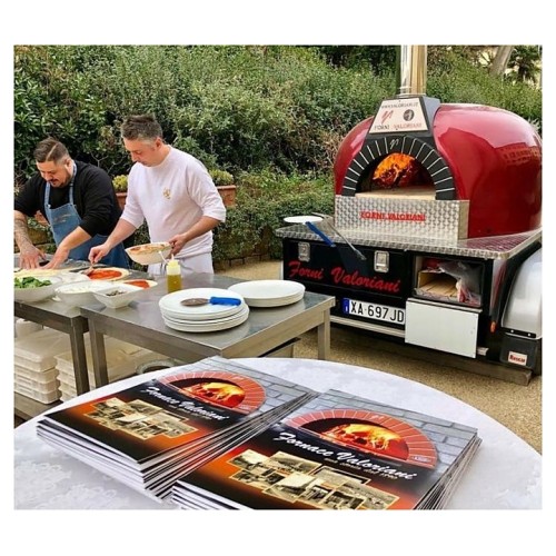 Печь для пиццы дровяная Valoriani Trailer 120