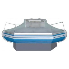 Витрина холодильная ENTECO MASTER НЕМИГА STANDART УН 90 ВС Self (выносной агрегат) угловая внешняя с закрытым основанием