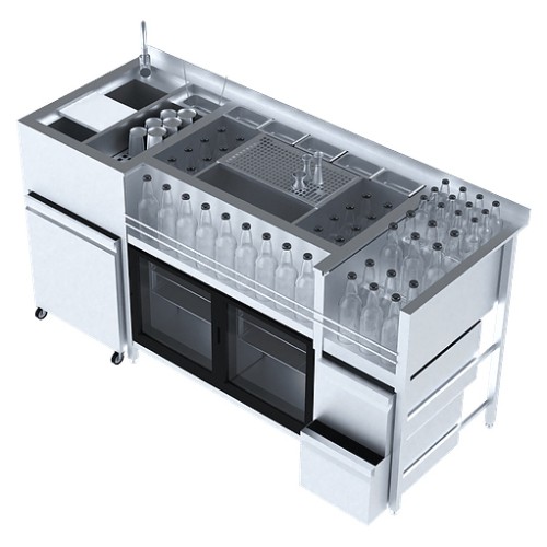 Модуль коктейльный BARMADE Номер 2 (1850х700х900 мм)