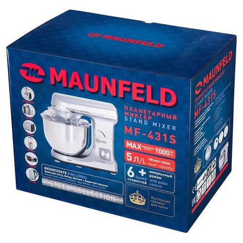 Миксер планетарный Maunfeld MF-431S
