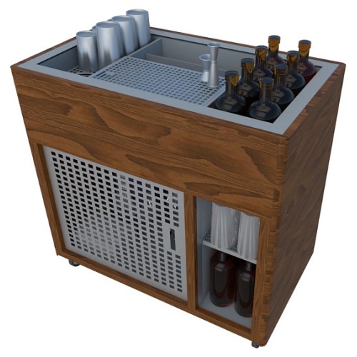 Кейтеринг станция BARMADE 906090 (900х520х900 мм), металл