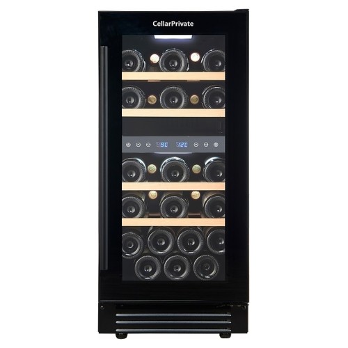 Винный шкаф Cellar Private CP027-2TB черная дверь