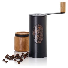 Кофемолка ручная Adhoc Mrs. Bean MC03, дерево акации / черный