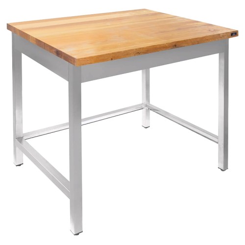 Стол кондитерский Luxstahl СК-9/8 с 3-сторонней обвязкой