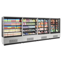 Горка холодильная Carboma FC 20-07 VM 1,9-2 версия 2.0 0030 (бок металл с зеркалом) 9006-9005