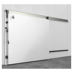 Дверь откатная для холодильной камеры ПРОФХОЛОД ОД ПХ 2200 2600 80 (2200x2600 мм, панель 80 мм)