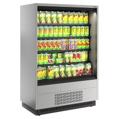 Горка холодильная Carboma FC 20-07 VM 1,3-2 версия 2.0 0300 (бок металл) 9006-9005