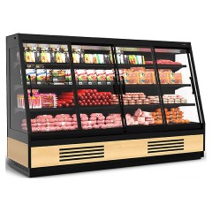 Горка холодильная Carboma F16-08 VV 2,5-1 STANDARD фронт X1 версия 2.0 9006-9005