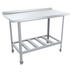 Стол разделочный ПищТех Стандарт СРОб-14/6СЦК с бортом