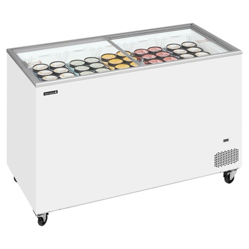 ЛАРЬ МОР.СО СТЕКЛ.КРЫШ.TEFCOLD IC400SC