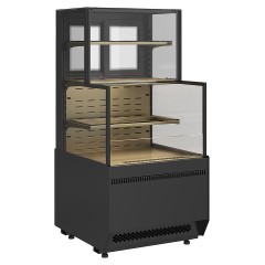 Витрина кондитерская комбинированная Carboma KC70 VV/VV 0,6-2-1 Standard боковина ступенька версия 2.0 (9005-0109)