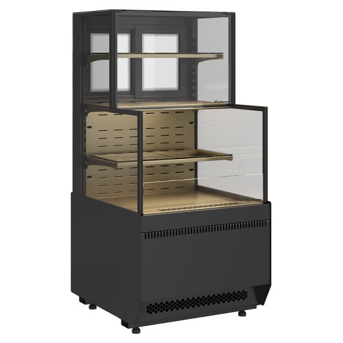 Витрина кондитерская комбинированная Carboma KC70 VV/VV 0,6-2-1 Standard боковина ступенька версия 2.0 (9005-0109)