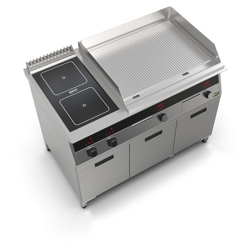 Плита индукционная комбинированная SMART INDUCTION K96-35KRRN (с грилем)
