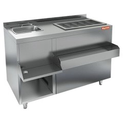 Барная станция HICOLD НБМКС-12/5БПК (с бортом, с ящиком)