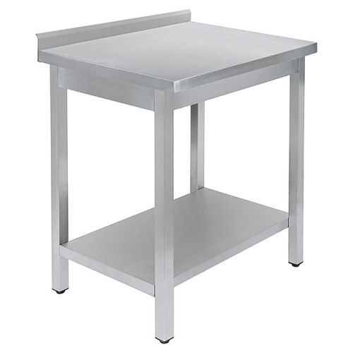 Стол производственный универсальный Luxstahl СПУ-9.5/7/8.5 со сплошной полкой (нерж. сталь)