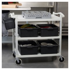 Тележка для обслуживания Cambro BC340KD 110 чёрная