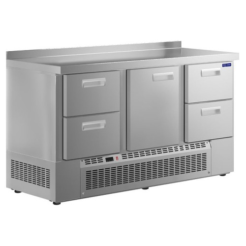 Стол холодильный KAYMAN KСХ-212/70-Н (1 дверь, 4 ящика)