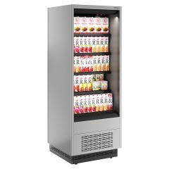 Горка холодильная Carboma FC 20-07 VM 0,6-2 версия 2.0 0030 (бок металл с зеркалом) 9006-9005