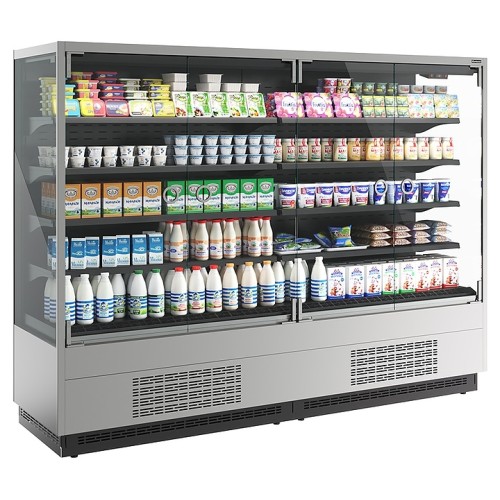 Горка холодильная Carboma FC 20-07 VM 2,5-1 версия 2.0 Light (фронт X0) 9006-9005