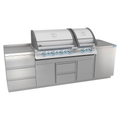 Модульная кухня для встраиваемого гриля КАМИК Бета 2680*610*890