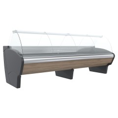 Витрина холодильная Carboma Bavaria G110 SM 2,0-1-1 (ВХС-2,0 Bavaria G110) (статика, выносной агрегат, без боковин)