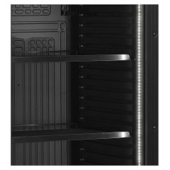 ШКАФ ХОЛОДИЛЬНЫЙ СО СТЕКЛОМ TEFCOLD CEV425 BLACK