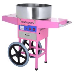Аппарат для сахарной ваты Hualian HEC-04C с тележкой