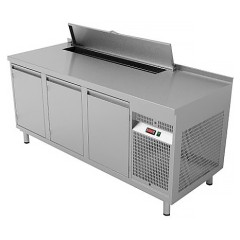 Стол холодильный для салатов Gastrolux СОСБ2-137/2Д/Sр