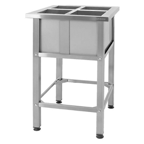 Ванна моечная для яиц Mecon Norma Inox ВМСн 700х700х860 мм ножка профильная