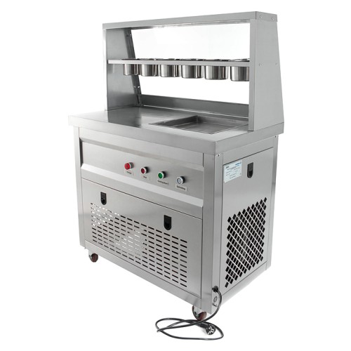 Фризер для жареного мороженого Foodatlas KCB-1F (контейнеры, стол для топпингов)
